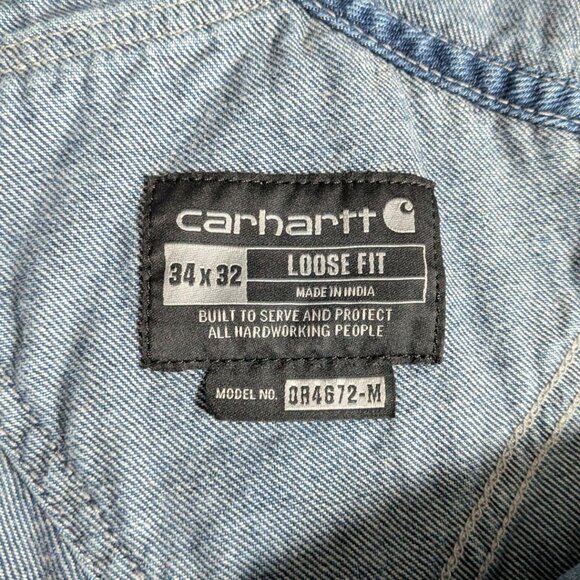 CARHARTT loose fit denim overalls - Picture 5 of 5
